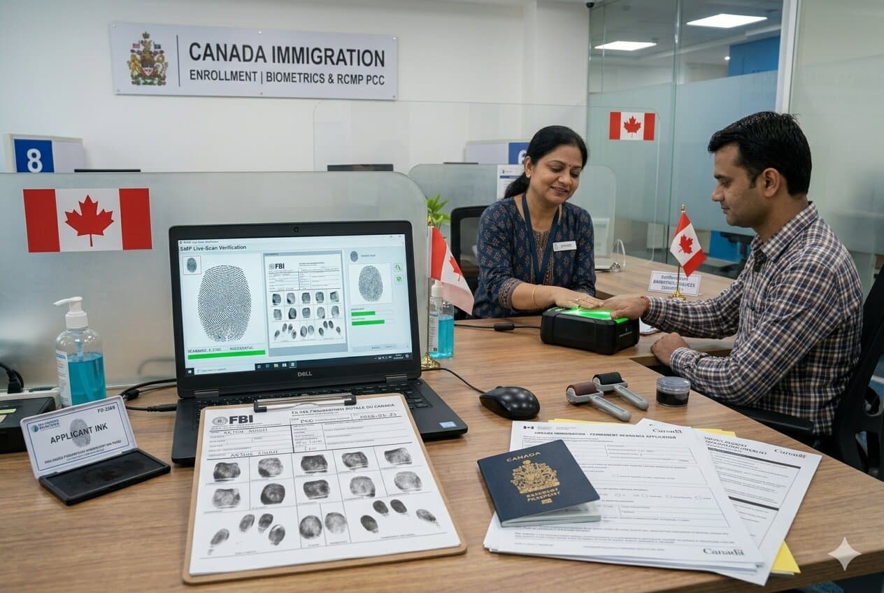 RCMP PCC vs FBI PCC — Which One Do You Need for Canada Immigration? (2025) — related fingerprinting guide